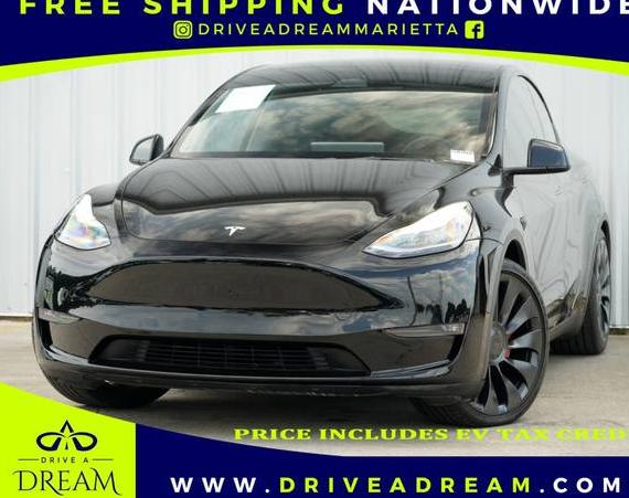 TESLA MODEL Y 2022 7SAYGDEF0NF505180 image